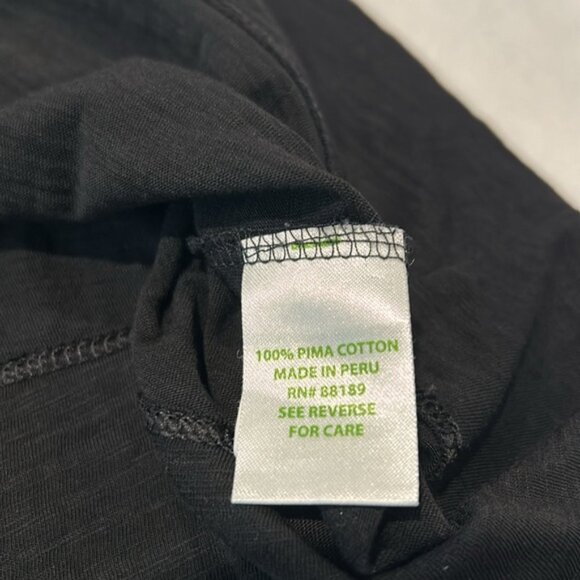 Lilly Pulitzer Black Midi Dress Size XL Ruched Sleeves Like New - Picture 5 of 6